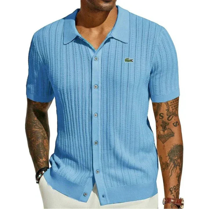 LAC0STE™Chemise classique cintrée pour homme