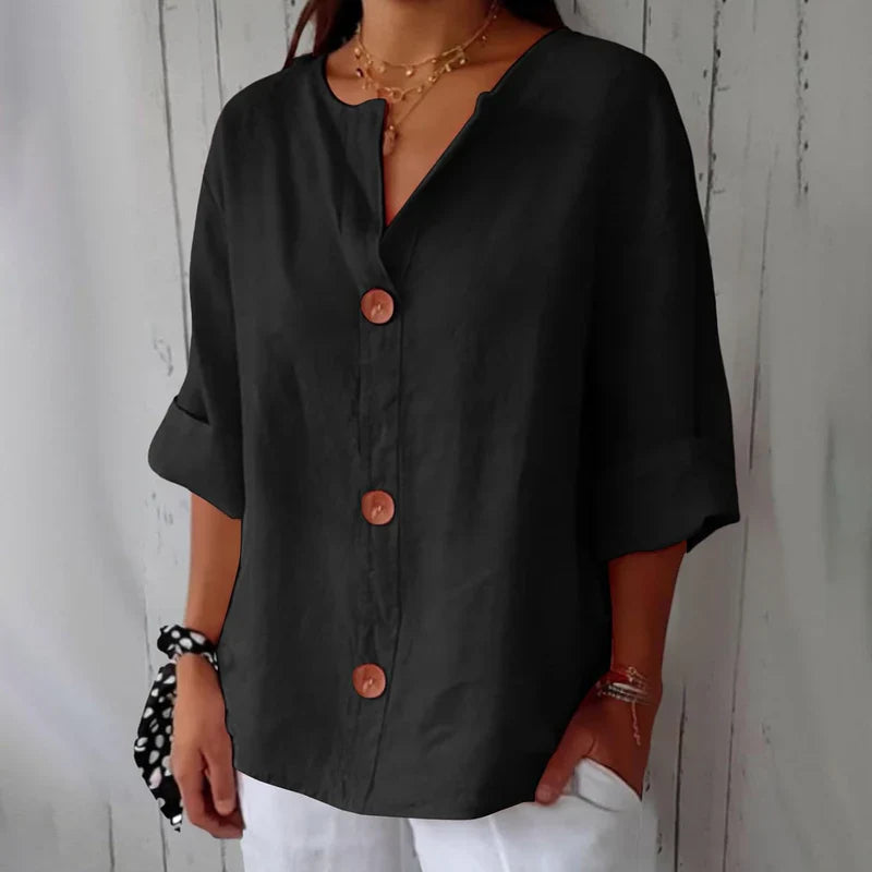 Mistral™ | Clara Linen Blouse