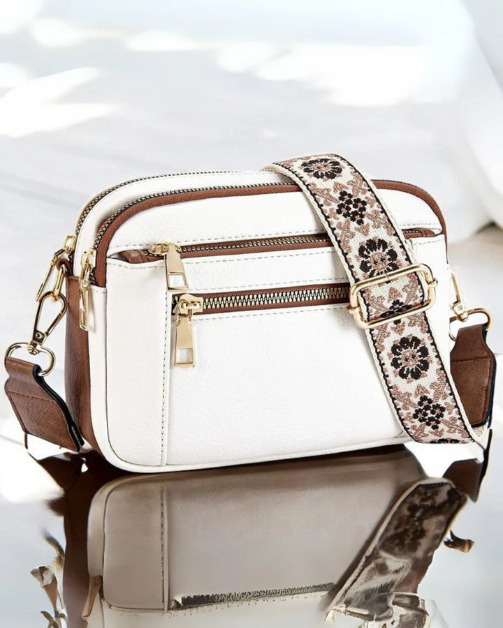 Avene| Sac à Bandoulière en Cuir Élégant pour Femme avec Compartiments Pratiques