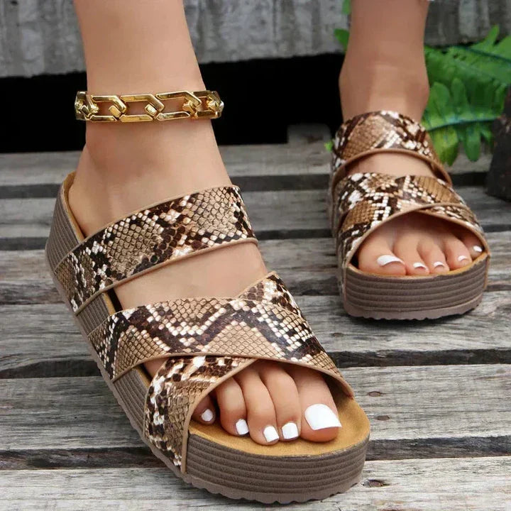 Sandales orthopédiques en cuir